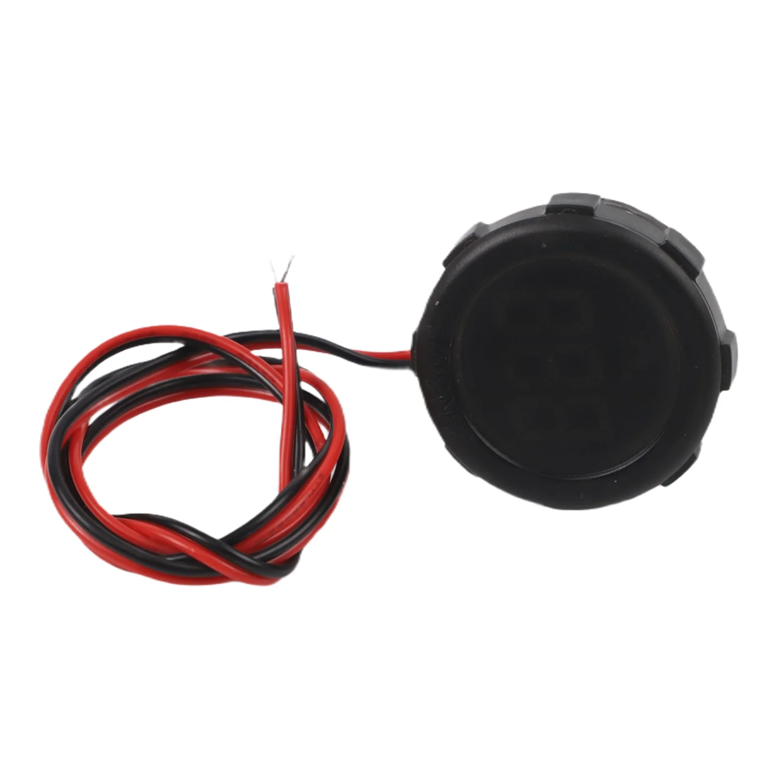 DC 5-100V Round Dual Wire LED Digital Voltmeter Tester Red Green Blue Yellow For Auto Car Motorcycle Solar Battery Voltage Monit