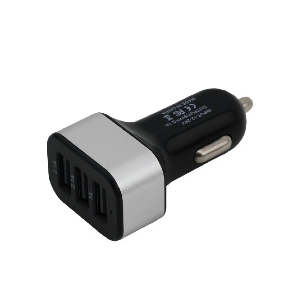 Usb 2.1A Fast Charging Adapter For Phone Tablet Cup Holder Use Aluminum Alloy Mini Design Safety Protection Usb