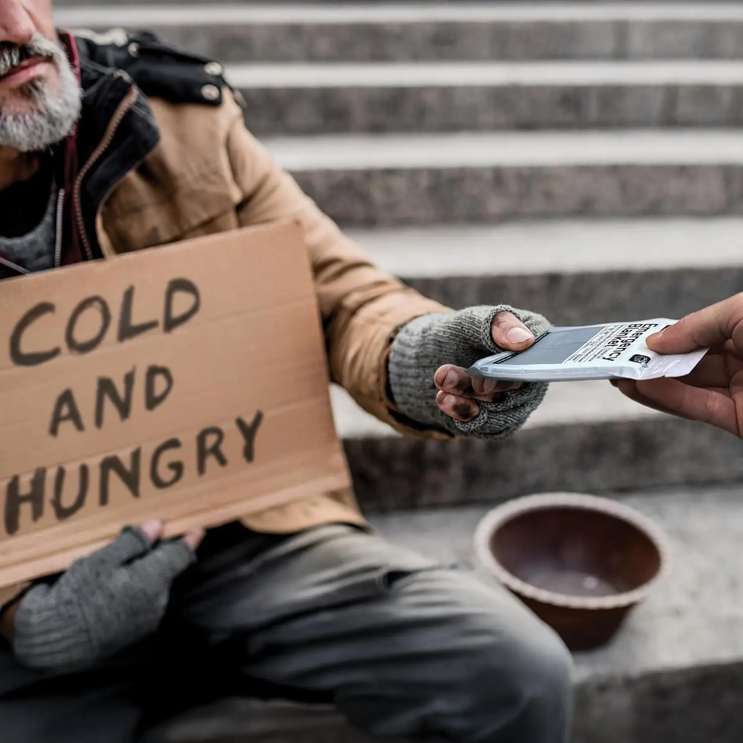 50 Pack Emergency Blankets - Heat Reflective for Survival Kits, Disaster Prep, Cold Weather Camping