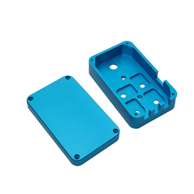 Custom Cnc Milling Machining Foot Switch Aluminum Electronic Instrument Enclosure Kits