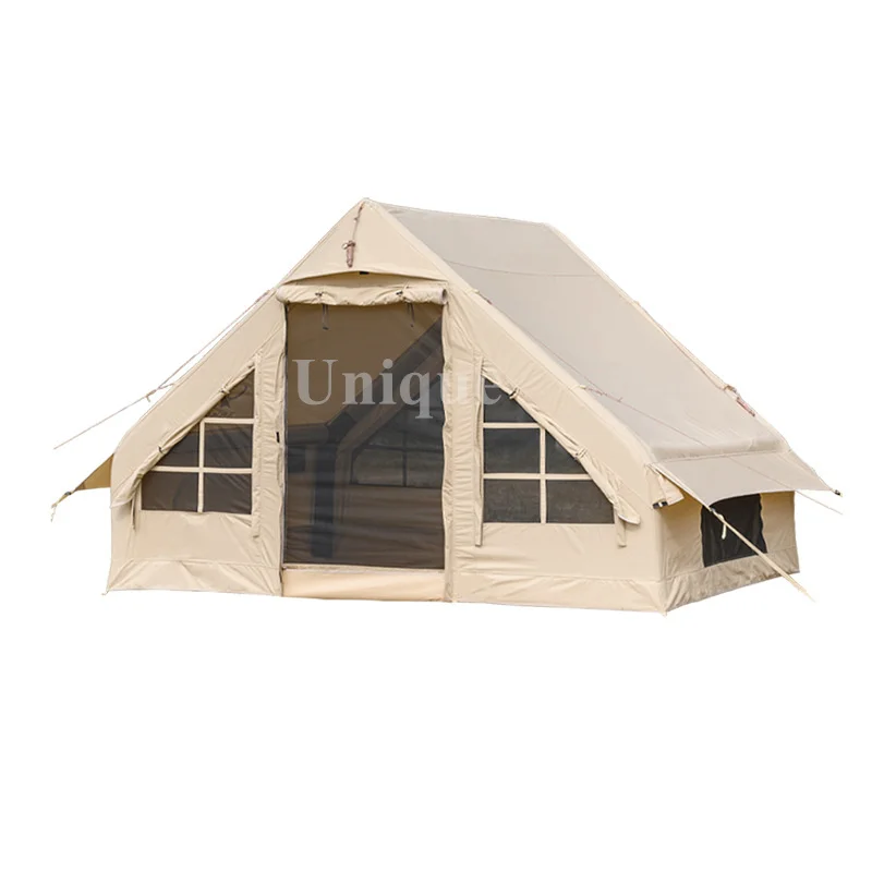 

Outdoor Camping Cotton Tent, Waterproof Sunshade Camp Tent, Outdoor Hut, Inflatable, Family, Autumn, Winter