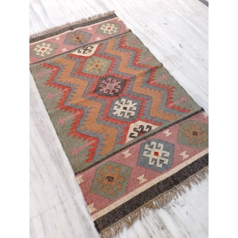 

Kilim Rug Home Decor Living Room Oriental Carpet Traditional Handmade Area Rug