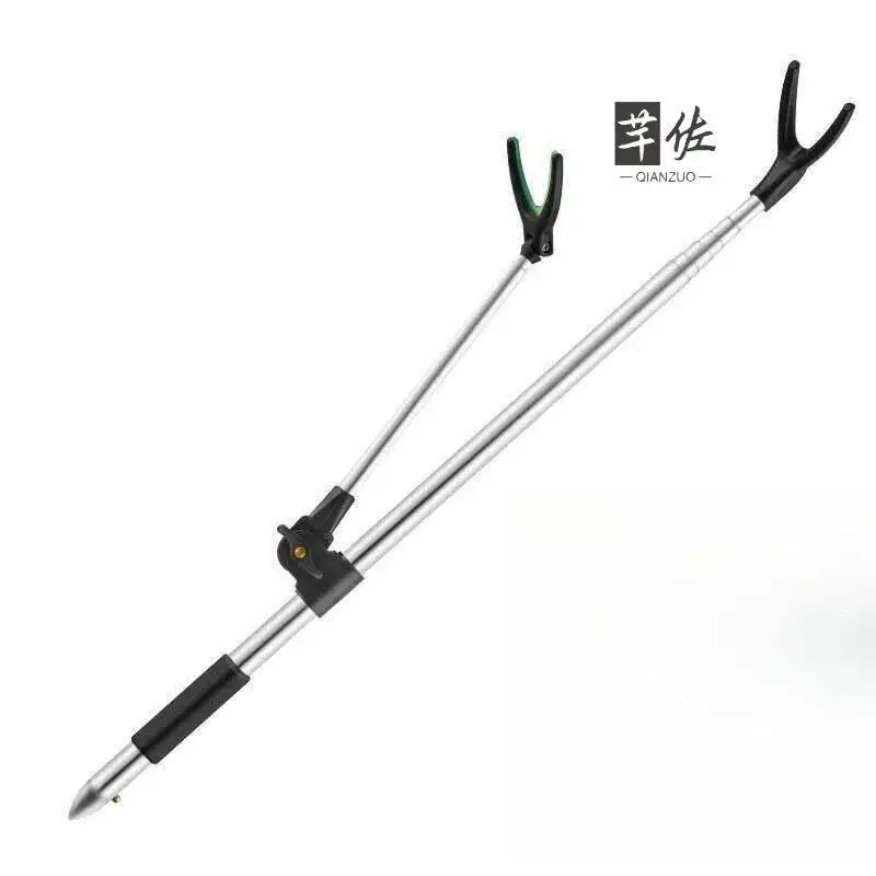 Stainless Steel Fishing Rod Stand Fisherman's Support Bracket Cannon Platform Ground Plug Fishing Gear Handheld Rod Holder