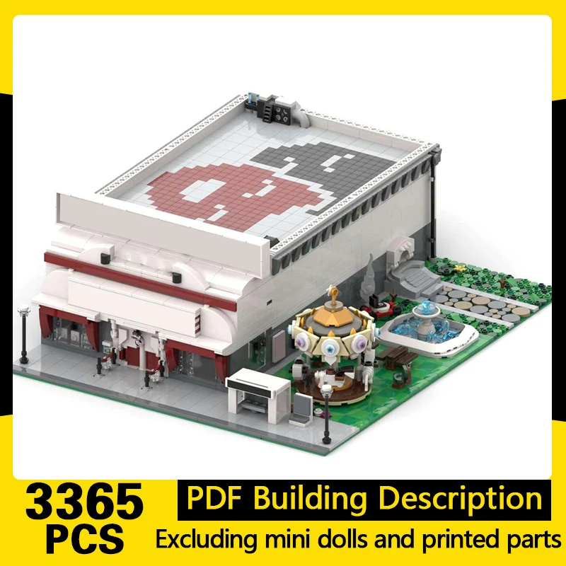 

City Street View Model MOC Building Bricks Theatre And Part Modular Technology Gifts Holiday Assemble Children Toys Suit