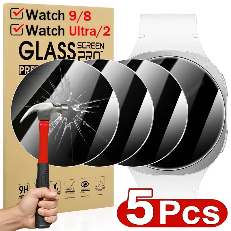 1/3/5Pcs for Samsung Galaxy Watch9 Watch8 40 44mm Ultra 2 2026 Tempered Glass Anti-spy Protective Films Screen Protectors