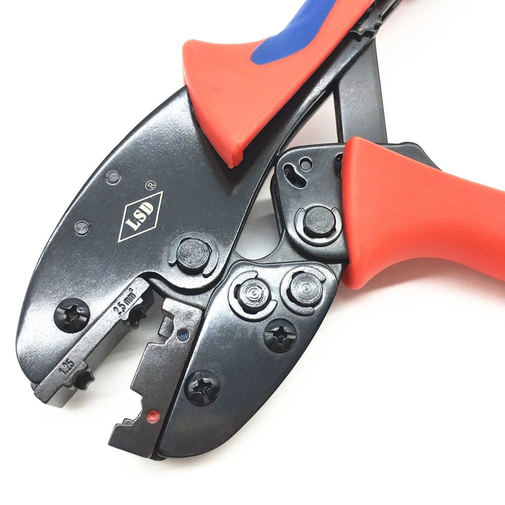 

Клещи для обжима женских разъемов типа «флаг» 1.25-2.5мм², обжимные клещи для изолированных разъемов типа «флаг» S-07FL