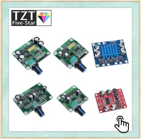 1/3 Stück XY-P15W 10W/15W/20W Stereo Bluetooth-5.0 Leistungsverstärker-Platine 12V/24V Hochleistungs-Verstärkermodul – Detail 1