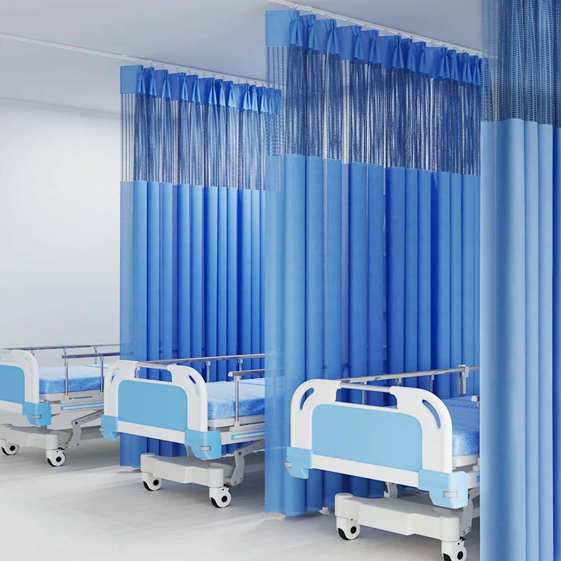 Hospital Beauty Salon Partition Curtain Health Center Privacy Curtains That Are Not Transparent To People Half Blackout Curtains