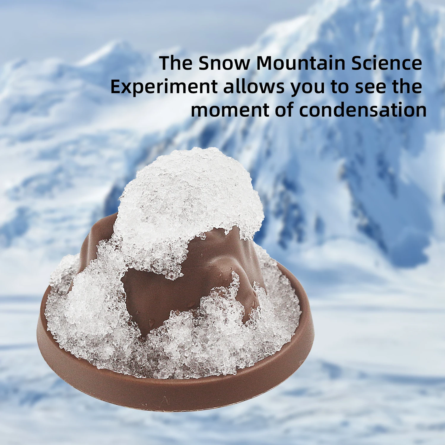 DIY Science Experiment Set Volcano Explosion Snowy Mountain Explosion Children\'s Toy Technology Small Production Small Invention