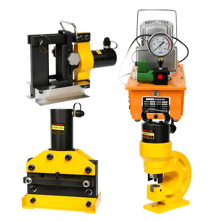 VHB-501 Hole Punching Cutting Horizontal Vertical Bending 3 in 1 Copper Hydraulic Busbar Processing Machine