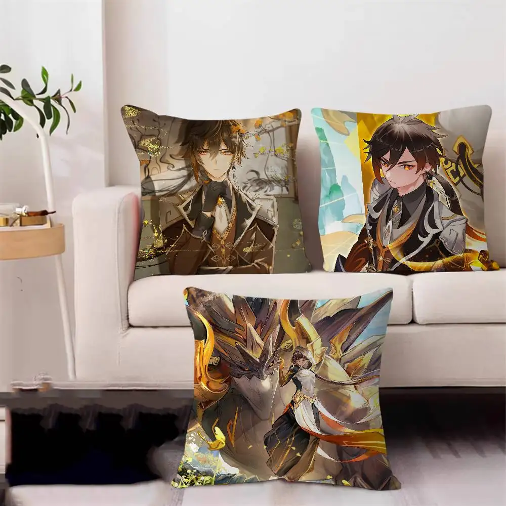 

Zhongli мультфильм 45*45 см наволочка наволочка Декор наволочка домашняя наволочка для дивана подушка