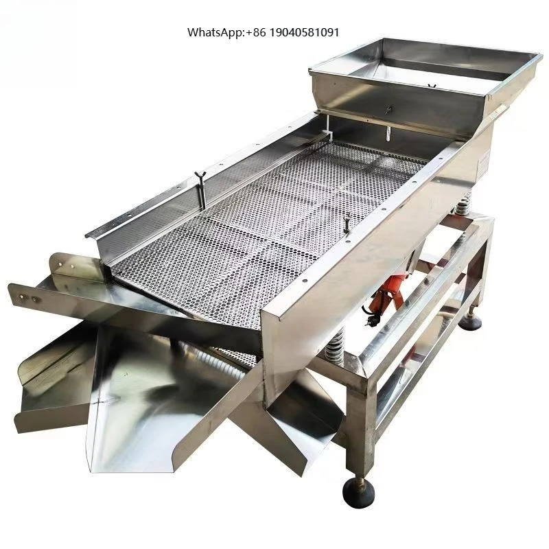 Portable Mobile Construction Waste Sorting Linear Vibrating Screen Two Motors 0.25-1.5KW Power 1-6 Layers Easy Clean