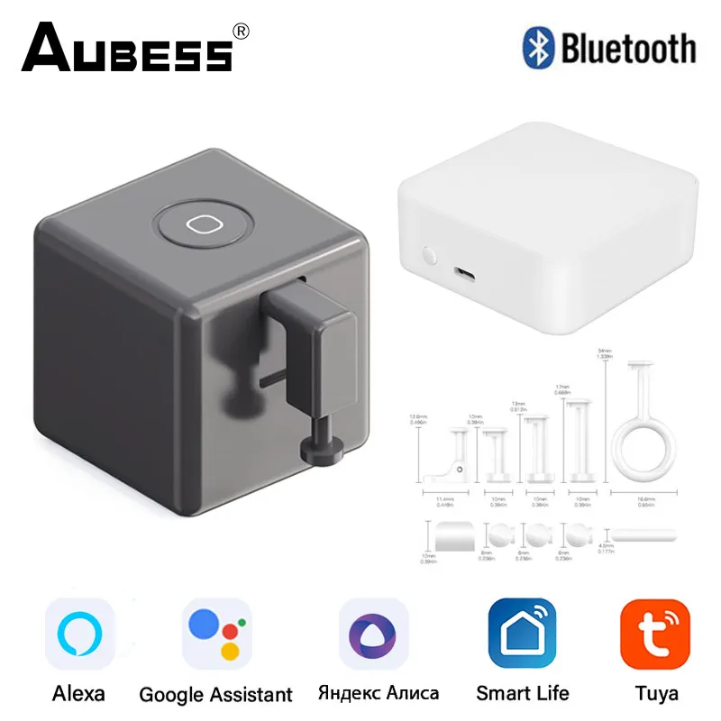 Tuya Smart Bluetooth Fingerbot Plus Button Pusher Switch Smart Home Smart Life App Voice Control for Alexa Google Assistant Siri