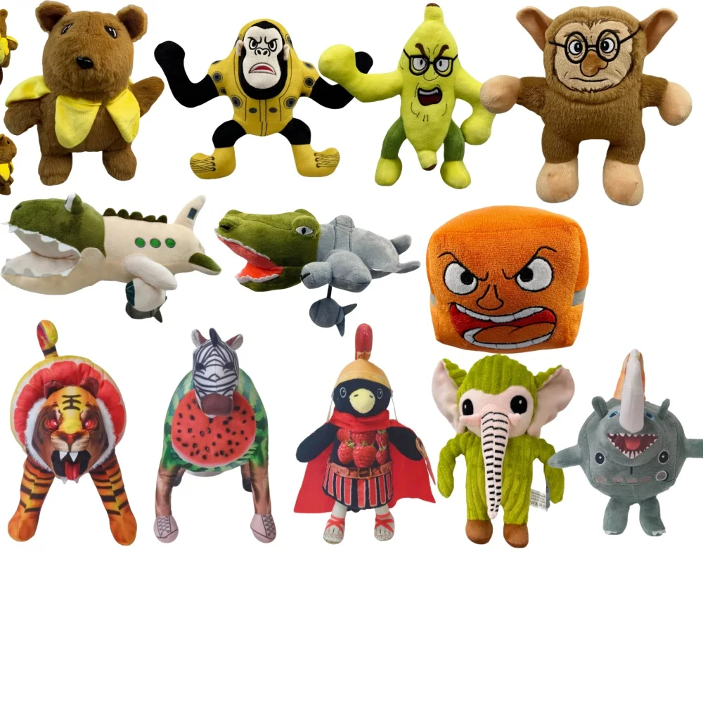 

Tralaero Tralala Plush Doll Halloween Soft Rhino Toasterino Stuffed Dolls Tung Tung Monkey Plush Toy Birthday XMAS Gift