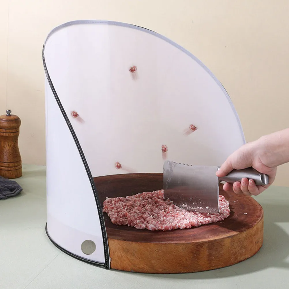 1 unidad de tabla de cortar compacta y plegable con separador, segura, sin sabor, a prueba de residuos, para protección de encimera, que ahorra espacio y se dobla.