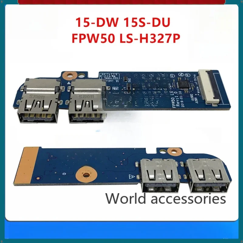 NEW For HP 15-DW 15S-DU Laptop USB Board L52039-001 FPW50 LS-H327P LA-H323P 100% Tested Fast Ship