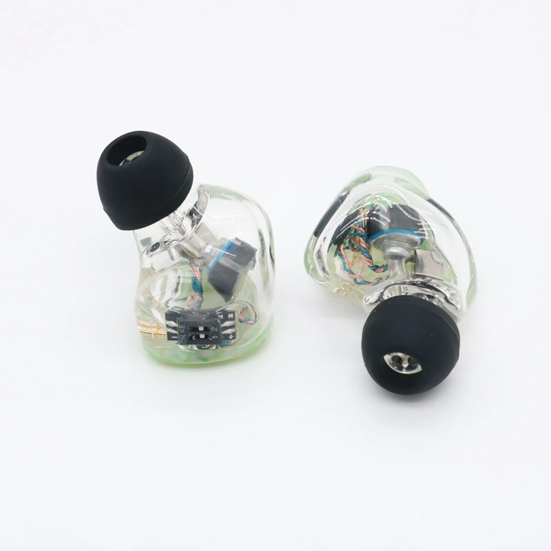 XINHS  HS3 In Ear Earphone  HIFI Headset Replace Tuning Switch IEM 1DD+2BA With Bluemoon Modular 0.78 MM2PIN Cable