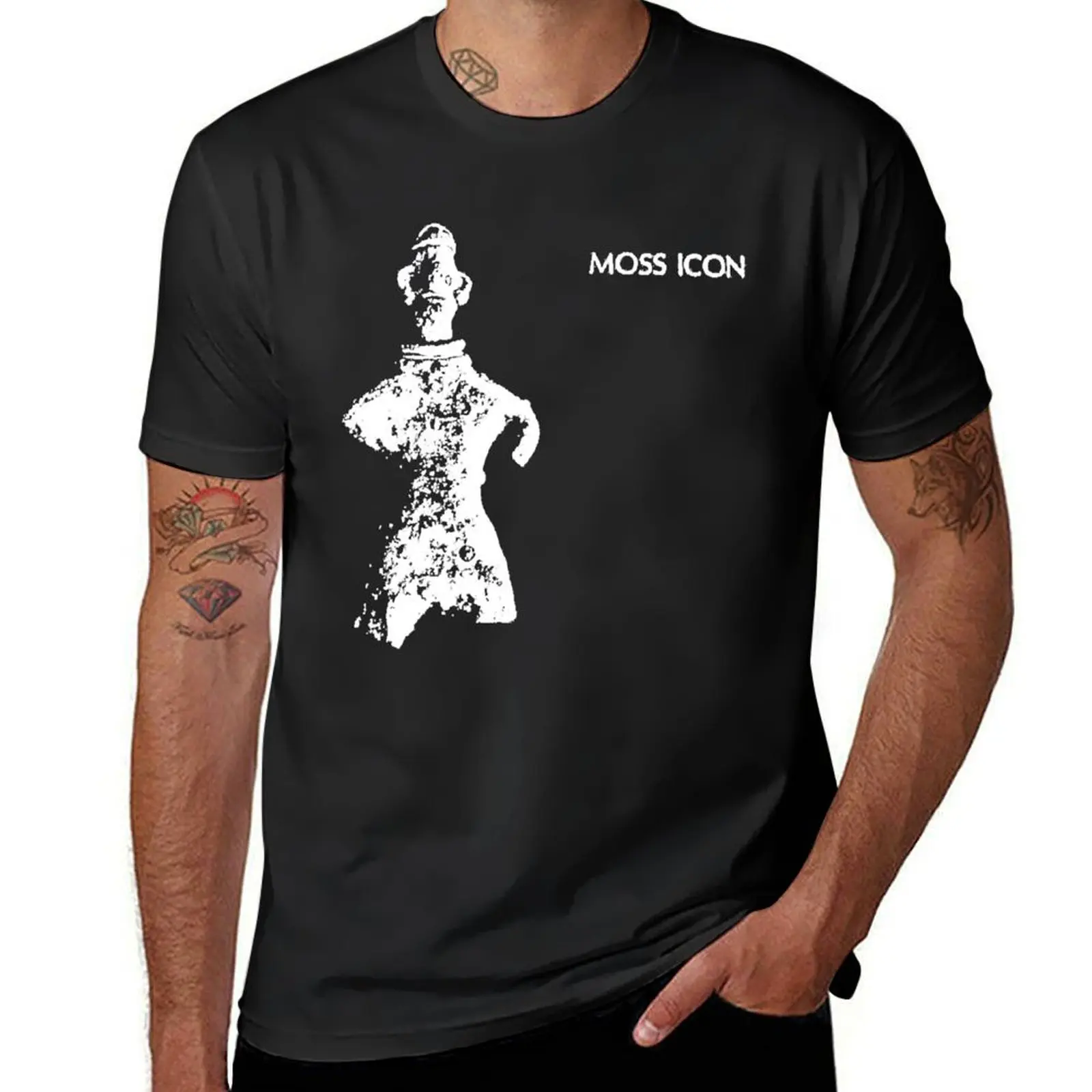 

Moss icon T-Shirt blacks anime quick-drying funnys mens funny t shirts