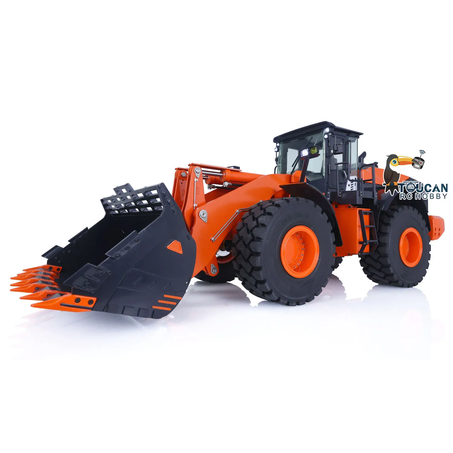 

1/14 Scale RC Hydraulic Loader for JDM 198 RTR A ZW370 4WD Remote Control Construction Vehicle Toy for Adults Collectors