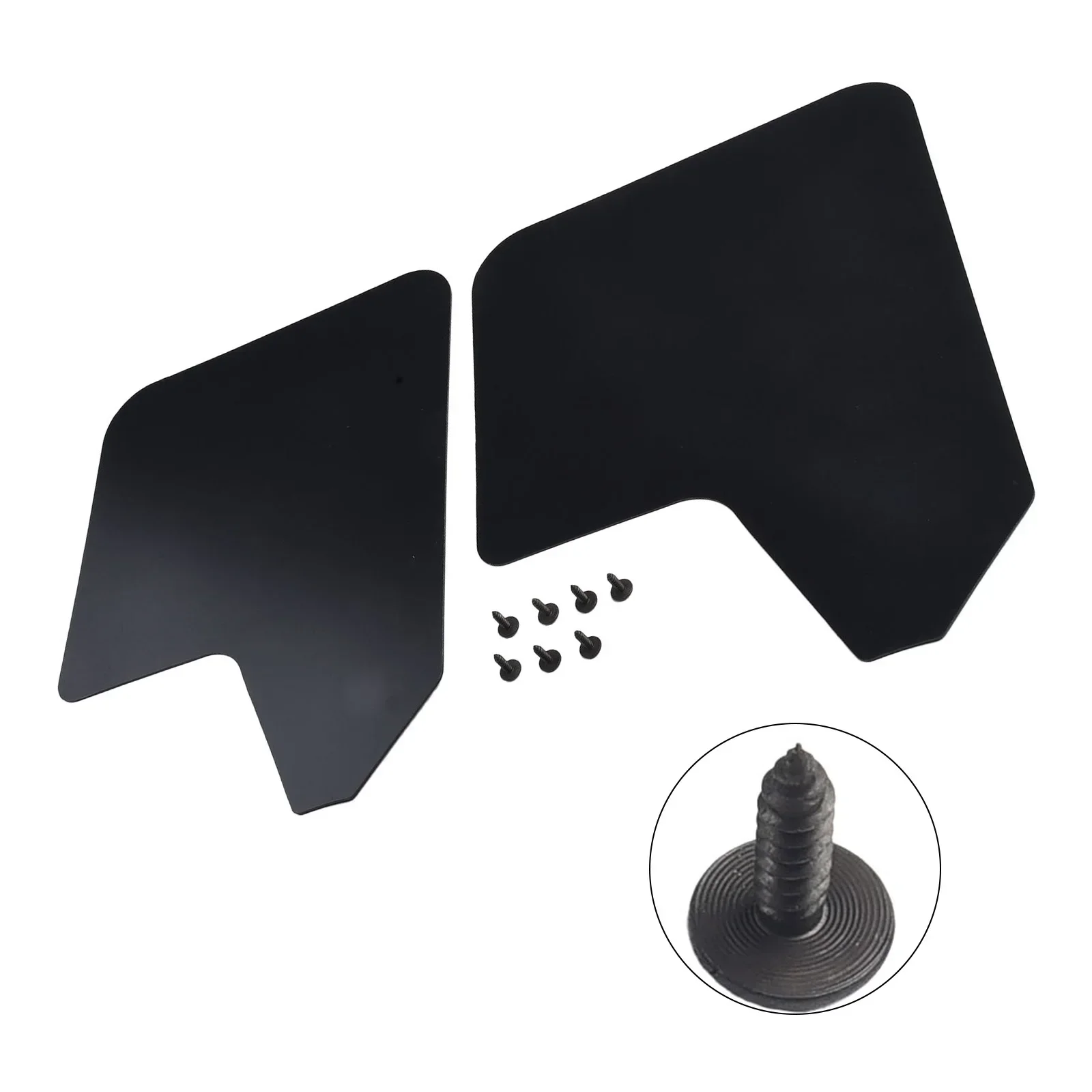 

High Quality Auto Accessories Car Mudguard Mud Flaps Mudflaps 2pcs Black Convenient Easy To Use For Car SUV Truck