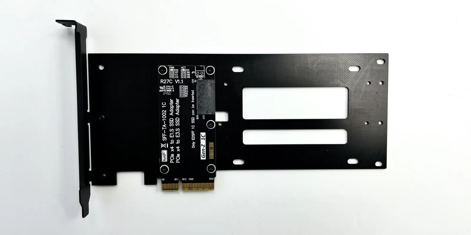 ADT PCIe 5.0 X4 zu U.2 SFF-8639 / U.3 SFF-TA-1001 / E1.S E3.S SFF-TA-1002 Adapterkarte PCI-E Gen5 X4 zu U.2 U.3 SSD-Erweiterung – Detail 17