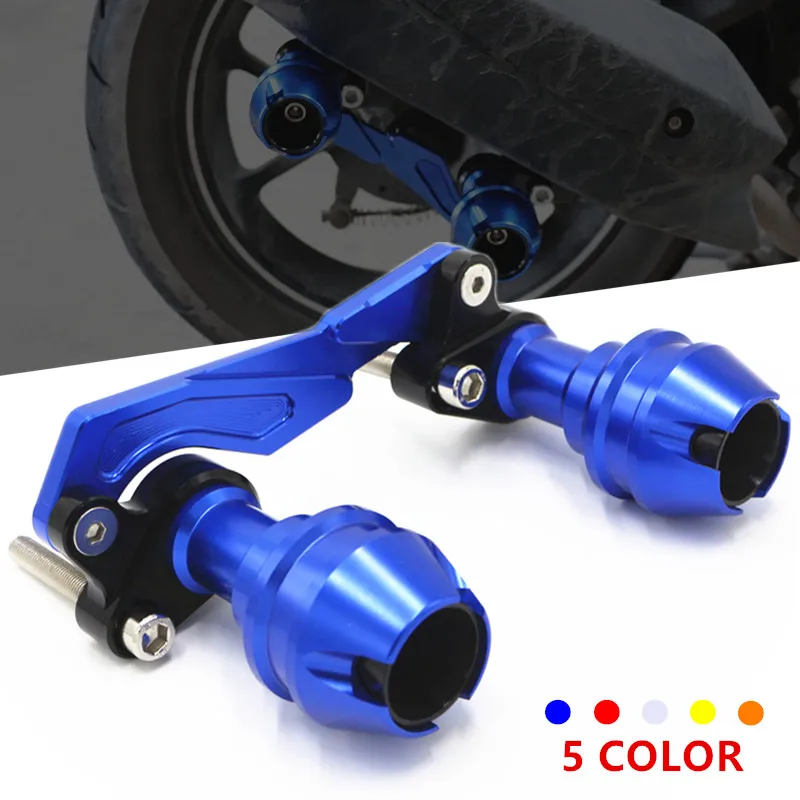 NMAX155 XMAX250 300 400 AEROX155 NVX155 Exhaust Pipe Slider Falling Protector for Yamaha Nmax155 Xmax250 300 400 AEROX155 NVX155