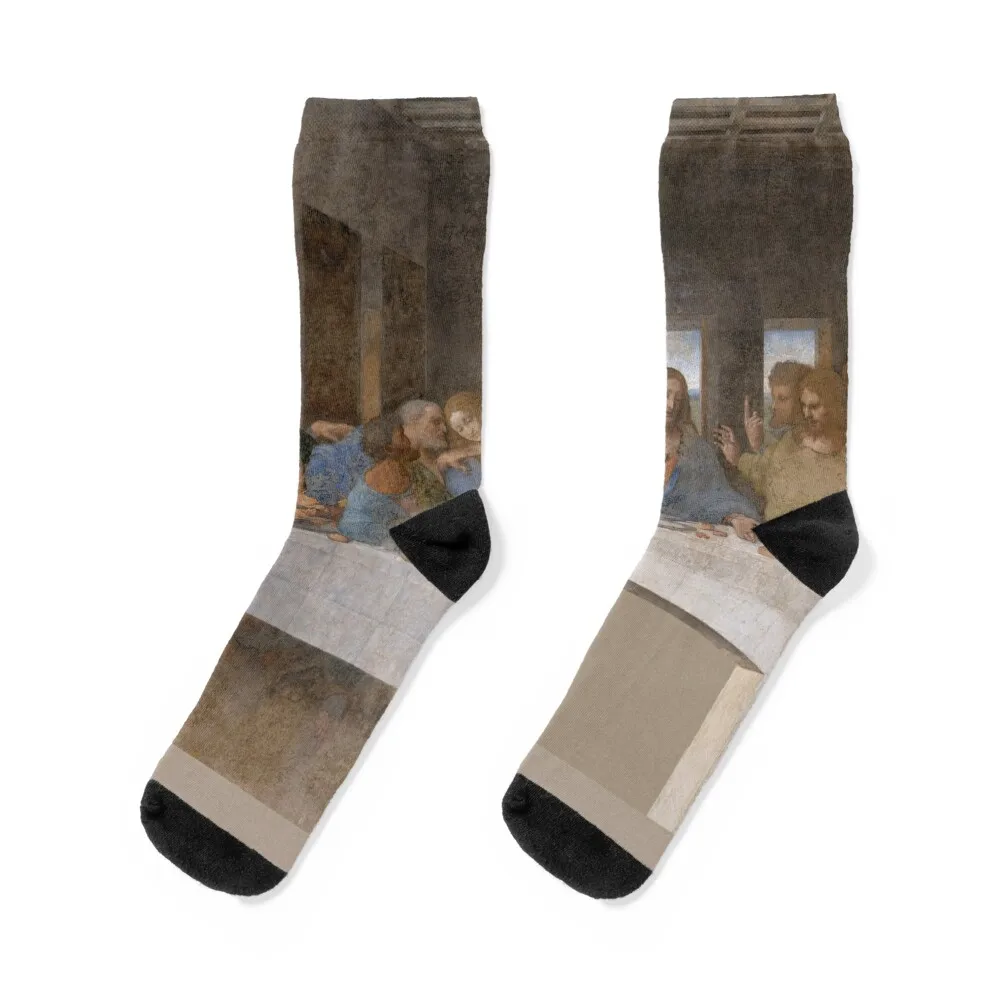 

The Last Supper Leonardo Da Vinci Socks cute funny gift colored cycling Socks Ladies Men's