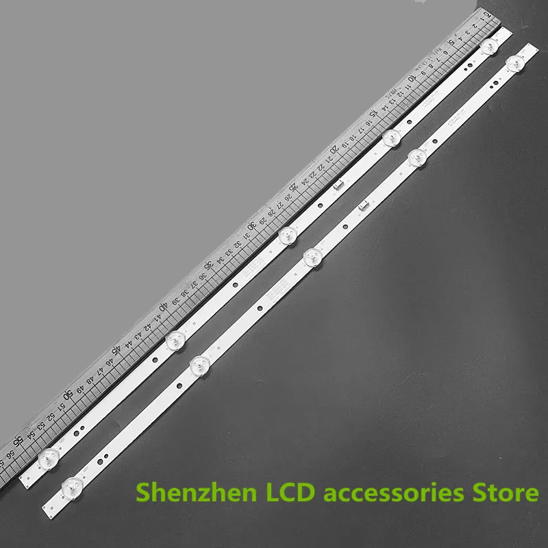 용 32E2A 32X6 43MK-W32000-Y5P00 5850-W32000-5P00 32 인치 알루미늄 100% LCD TV 백라이트 바 5LED 3V 56.5CM