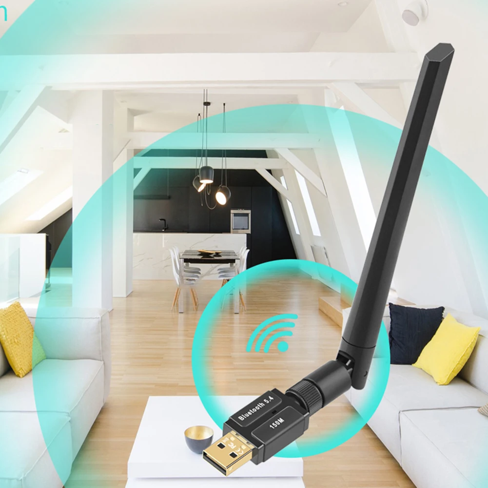 150 м адаптер BT 5,4 с антенной USB адаптер BT беспроводной BT передатчик приемник для ПК мышь клавиатура наушники динамики