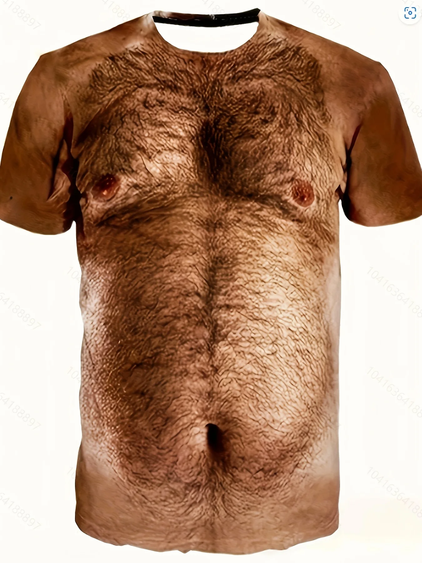 

2026 Hot Selling Fashionable and Cool Muscle Hip-hop Street Wear Men's Novel 3D Printed T-shirt Street Wear Plus Size