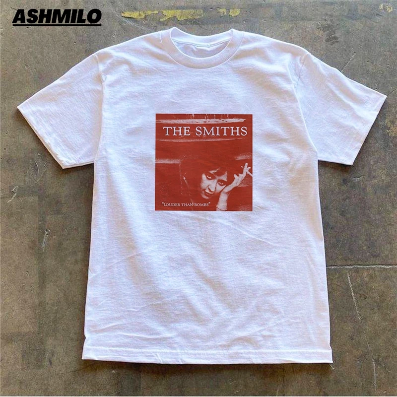 The Smiths T-Shirt Tops Tees Retro Women Pop Indie Punk Rock Band Morrissey Summer T Shirt Casual Shirt Short Sleeve T-Shirt