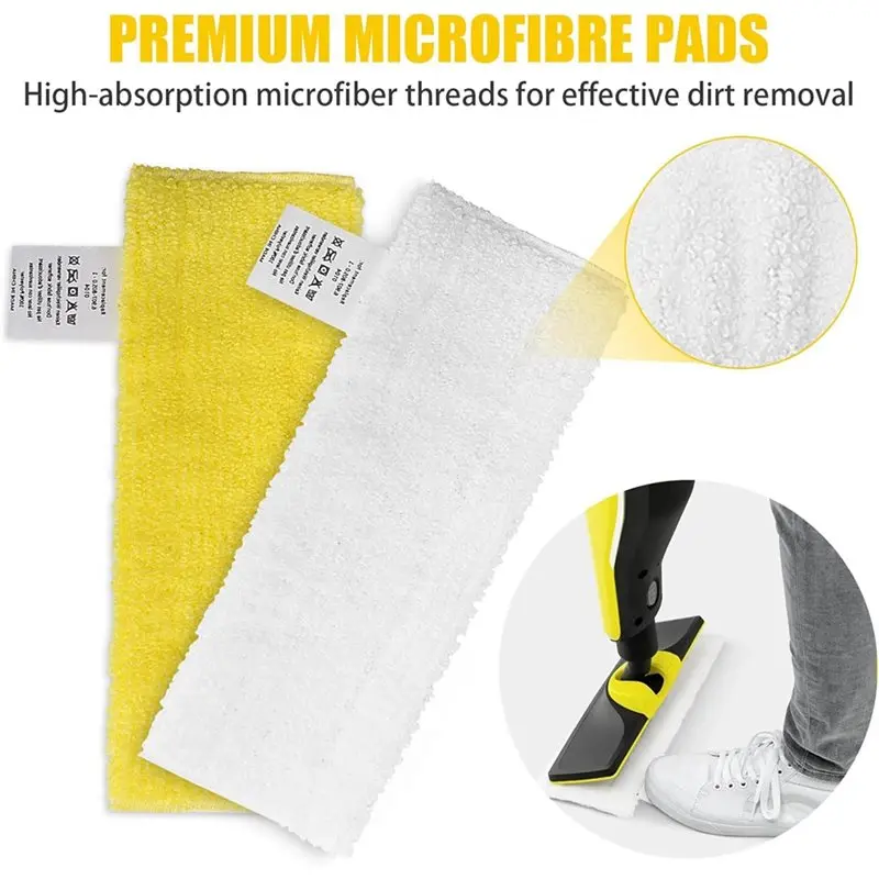 A66T-Microfiber Cloths 10PCS Replacement For Karcher Easyfix SC2 SC3 SC4 SC5 Steam Cleaner Parts Floor Nozzle Cleaning Cover