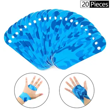 크로스핏 핸드 그립 운동 체조 역도 보디빌더 테이프, 휴대용 스포츠 보호 장갑, 탄성 붕대, 20 개