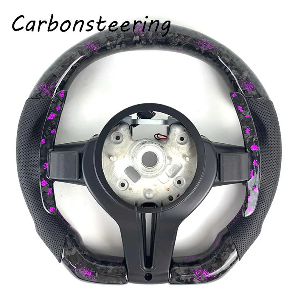 Cars accessories for BMW customized LED forged carbon fiber steering wheel for F10 F20 F01 F15 F32 F22 F23 F80 F82 F30 F16 M2 M3