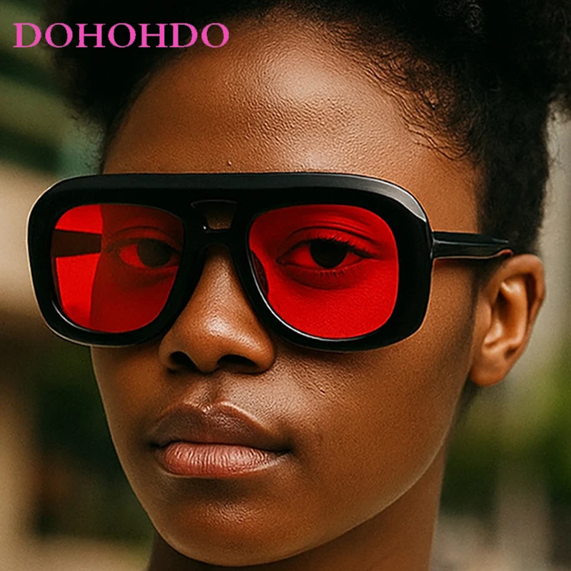 

2026 New Luxury Big Frame Pilot Sunglasses Women Popular Brand Designer Punk Men Sunglass Driving Shade Female Eyeglasses UV400