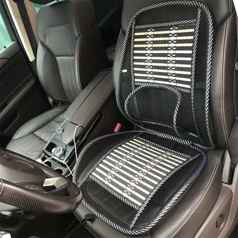 Universal Summer Car Truck Seat Cushion Spine Posture Correction Back Pillow Office Chair Breathable Lumbar Back Support