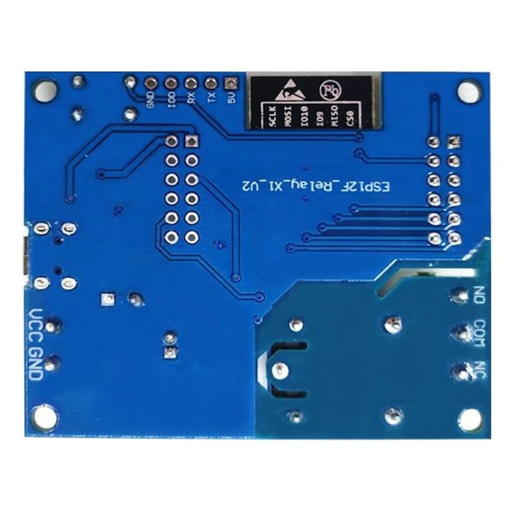 For ESP8266 WiFi Enabled Relay Module Supporting DC5-80V Input for ESP-12F Development Board and Embedded Control Tasks