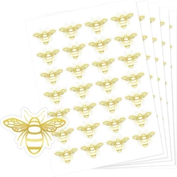 280 Pcs Bee Stickers lamina d'oro buste sigilli adesivi Queen Bee etichette decalcomanie adesivi autoadesivo Spring Gold Bee Sticker.