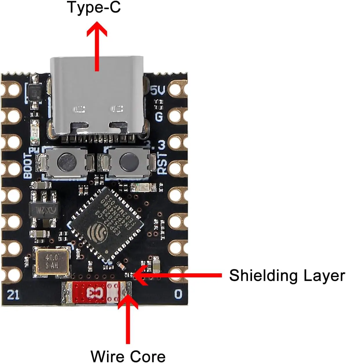 1PCS ESP32-C3 Development Board ESP32 SuperMini Development Board ESP32 Development Board WiFi Bluetooth