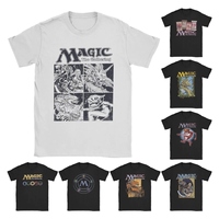 Hipster Magic Games Gathering MTG T-Shirt for Men Round Neck Pure Cotton T Shirts Short Sleeve Tee Shirt Plus Size Clothing
