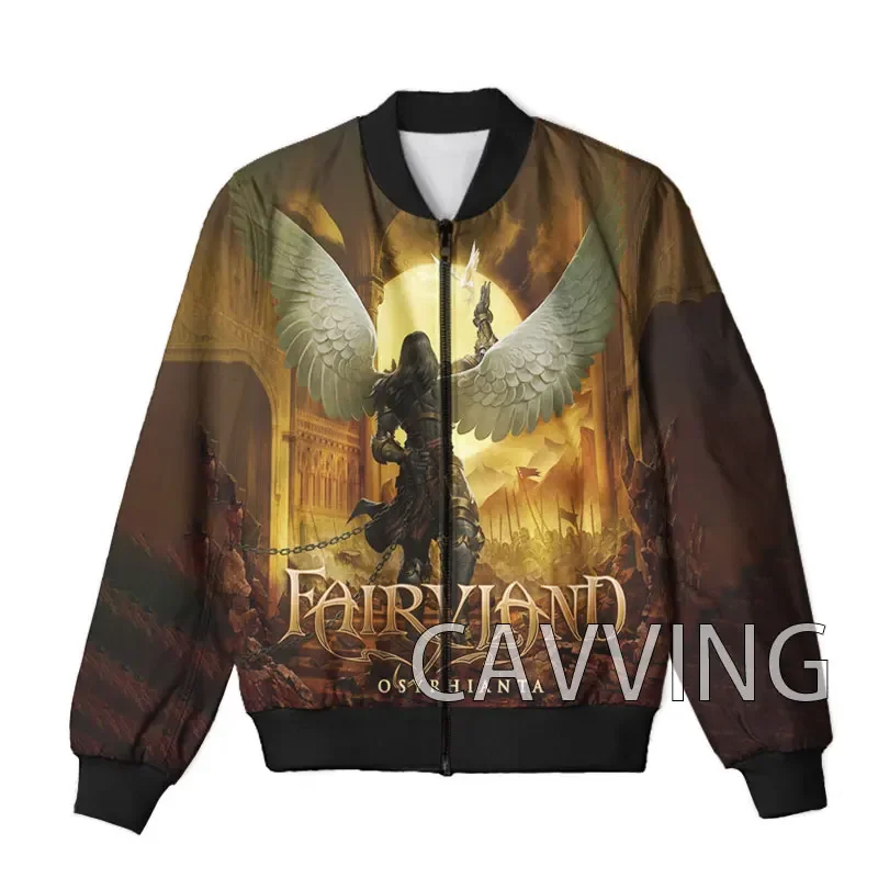 CAVVING 3D Printed  Fairyland Band  Zipper Bomber Jackets Men Overcoat Mens Coat Zip Up Jackets for Women/Men