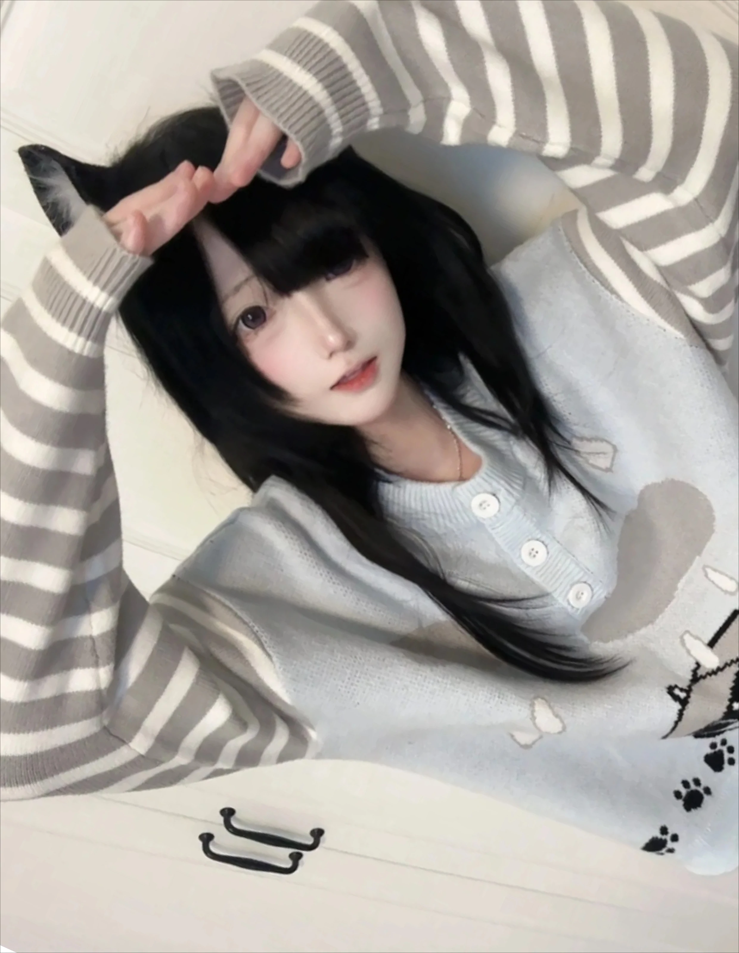 

Новинка 2023 года, осенне-зимние свободные вязаные свитера, топ в японском стиле, милые универсальные пуловеры с круглым вырезом, милые модные повседневные пуловеры, свитер