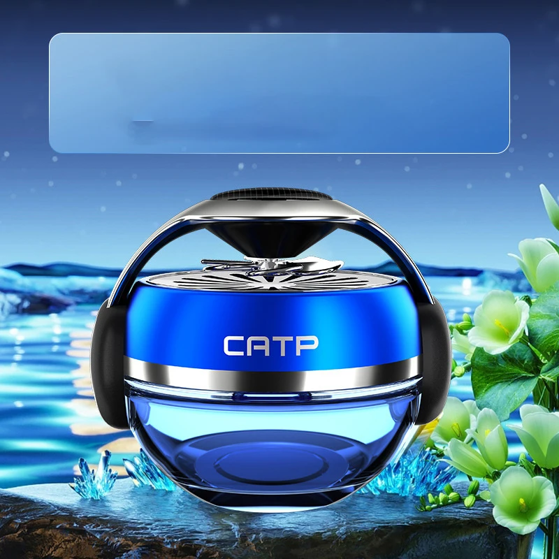 Solar Energy Car Perfume, Creative Ball-shaped Perfume, High-End Car Interior Decoration Ornaments, Creative Perfume