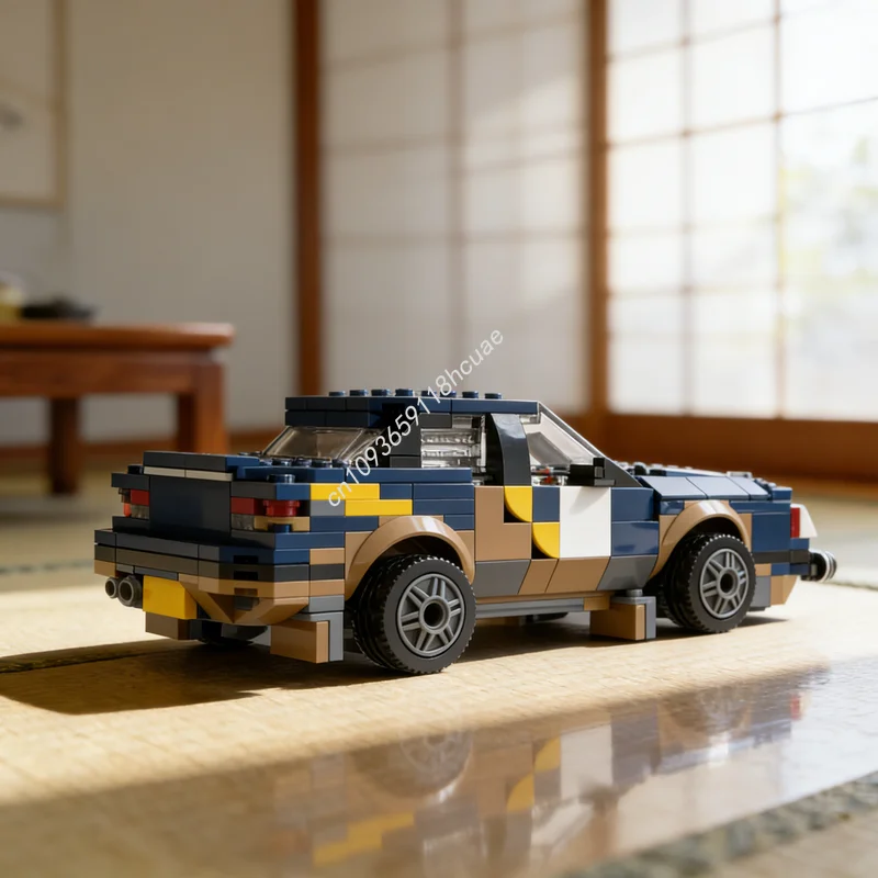 

427pcs MOC Subaru Legacy NEW ZEALAND FIRST WIN LiTE City Champions Model Building Blocks Architecture Christmas Gifts Toys Idea