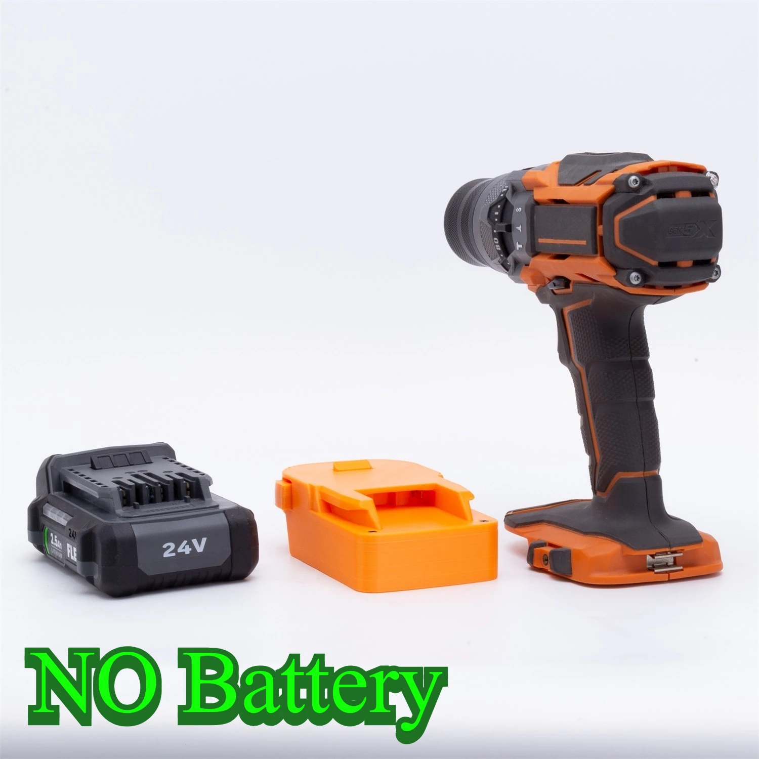 

Adapter For FLEX 24V Lithium Battery Converts To AEG RIDGID 18V Li-ion Battery Wireless Modified Power Tool Accessories