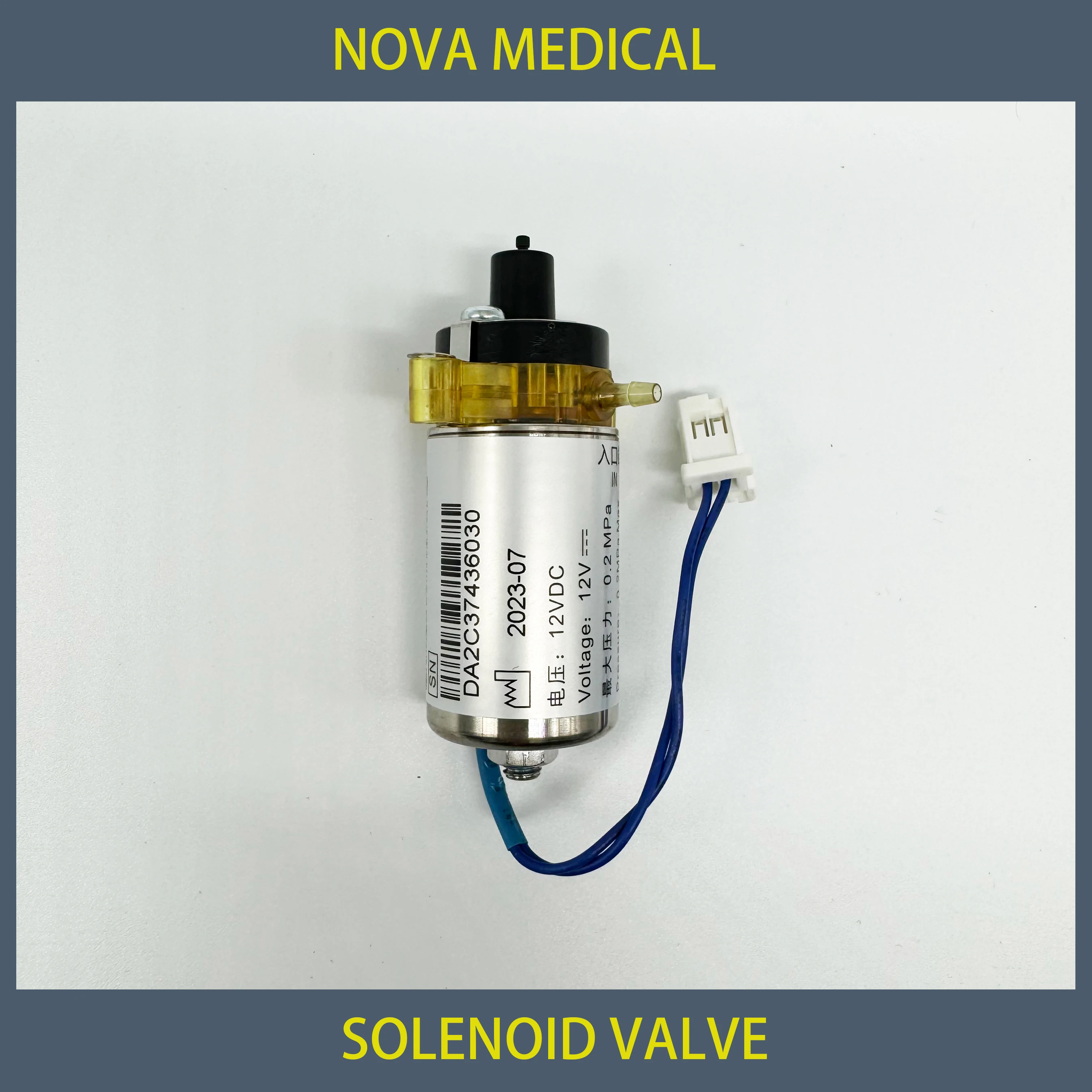 Mindray-Válvula Solenoide Original de 2 vías y 3 vías, BC20S, BC30S, BC5000, BC5120, BC5130, BC5150, BC5180, BC5380, BC5390, BC5180CRP