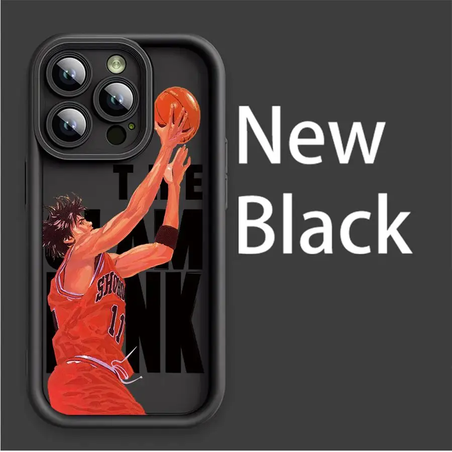 Japan Comic Slam Dunk Cover Phone Case for Apple iPhone 13 15 16 Pro Max 14 13 Pro 11 12 14Plus 15Plus Soft TPU image 5