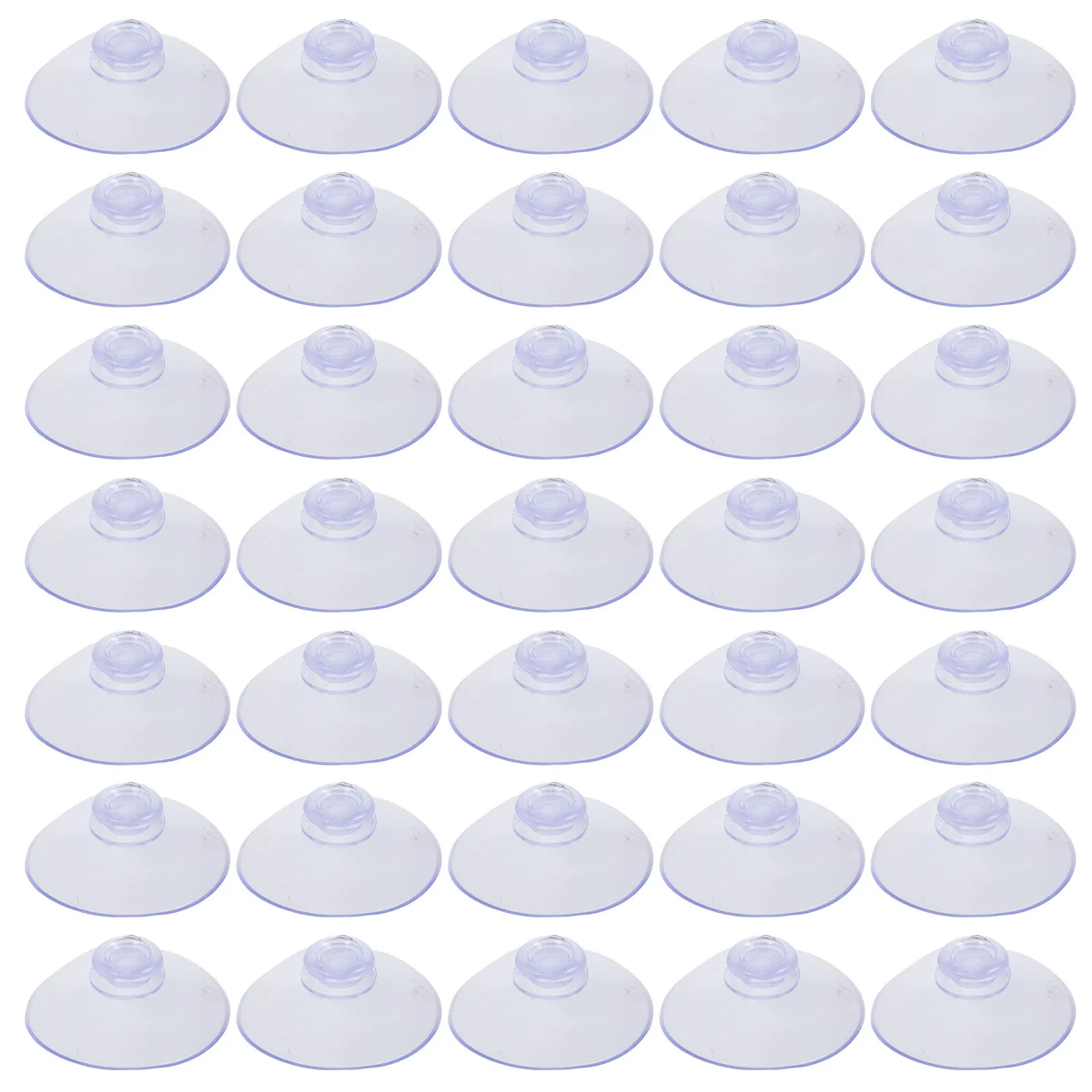 

100Pcs Strong Suction Cups Heavy Duty Suction Holders Clear Plastic Hooks for Glass Tabletop Window Hanging Bathroom Accessories