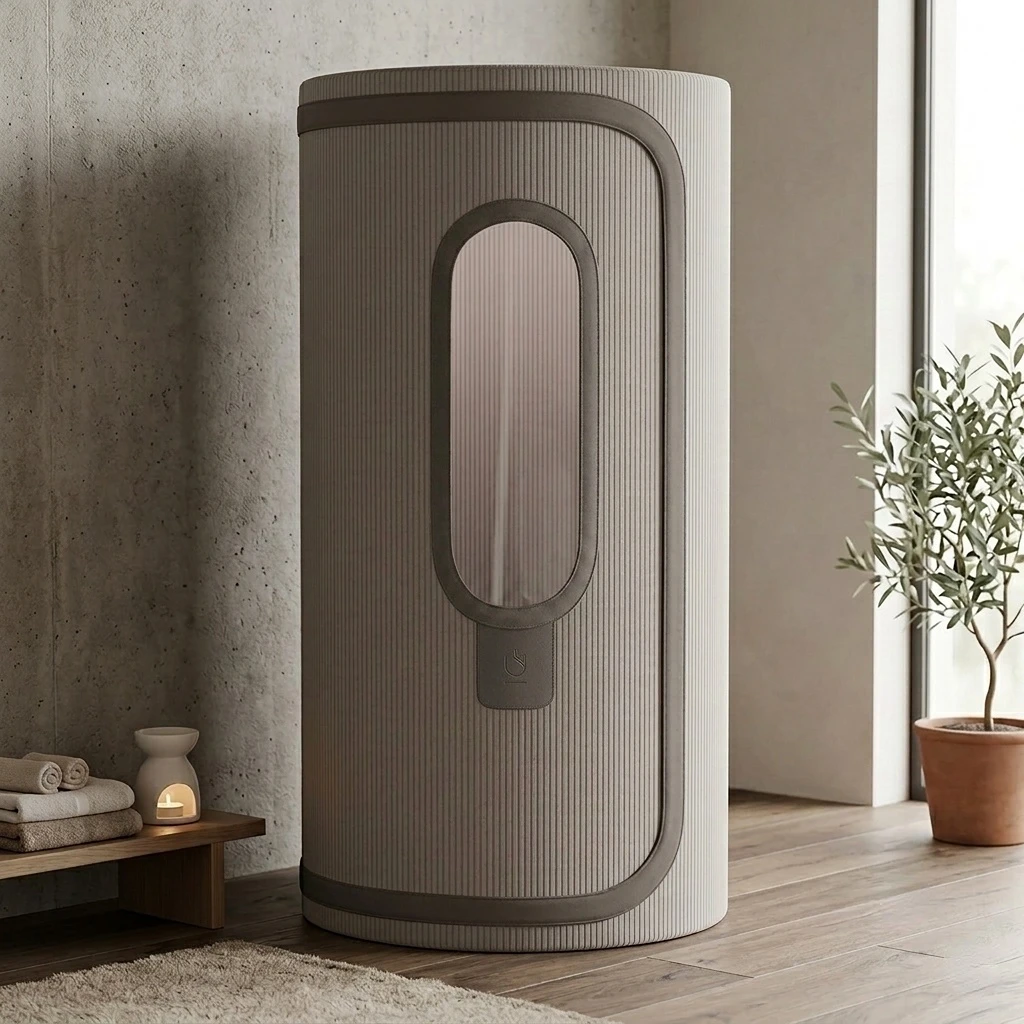 Portable Indoor Electric Sauna Pod Dry Heat Eco‑Friendly Cotton Fabric Plug‑Powered Easy Operation For Home Spa