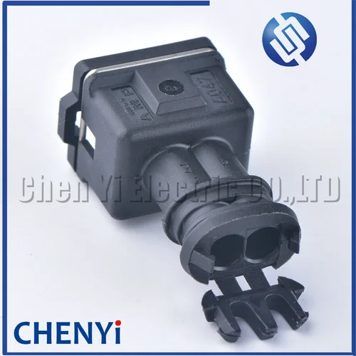 Imagen 2 del producto Conector impermeable automático de 2 pines hembra o macho EV1 boquilla de inyección de combustible enchufe de arnés de cables 282190 -1 0- 282190 -1 A047